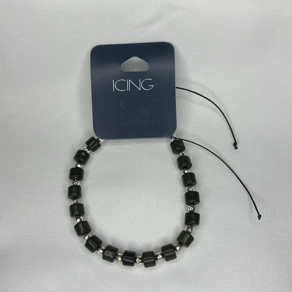 Icing Beaded Bracelet Green